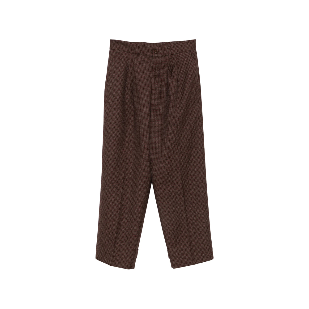 Costumein Checked Button-tab Trousers
