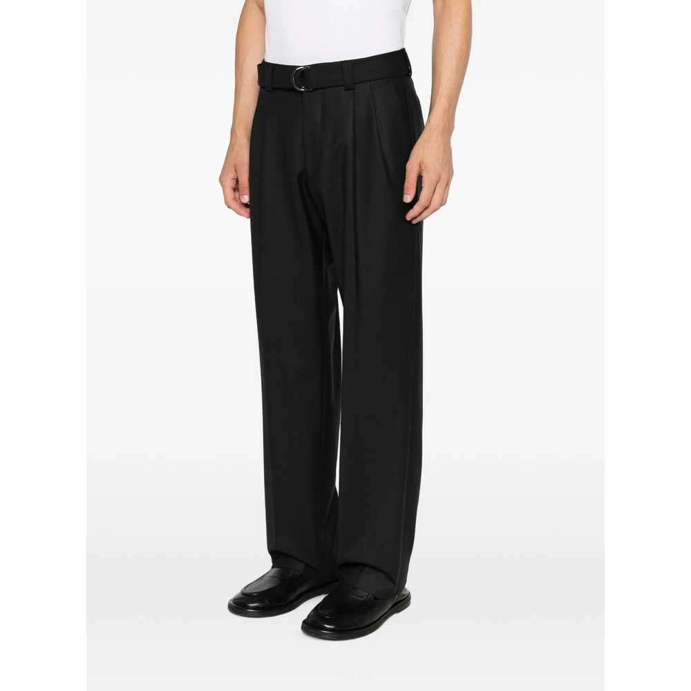 Belted Pleated Trousers