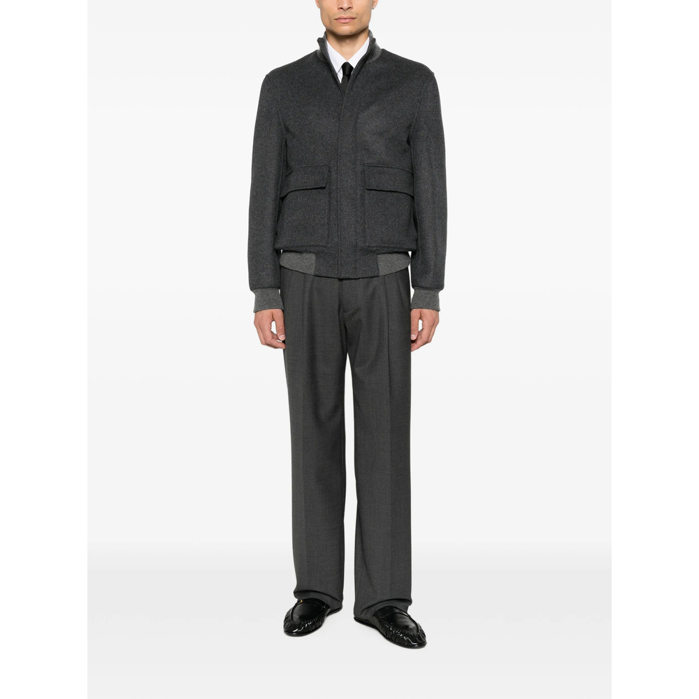Belted Pleated Trousers
