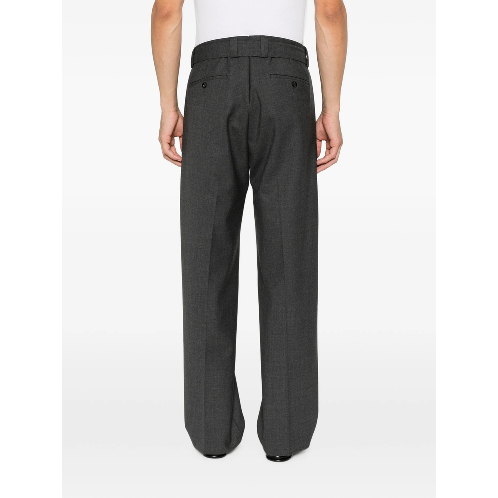 Belted Pleated Trousers