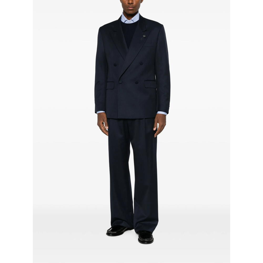 Double-Breasted Peak-Lapel Jacket