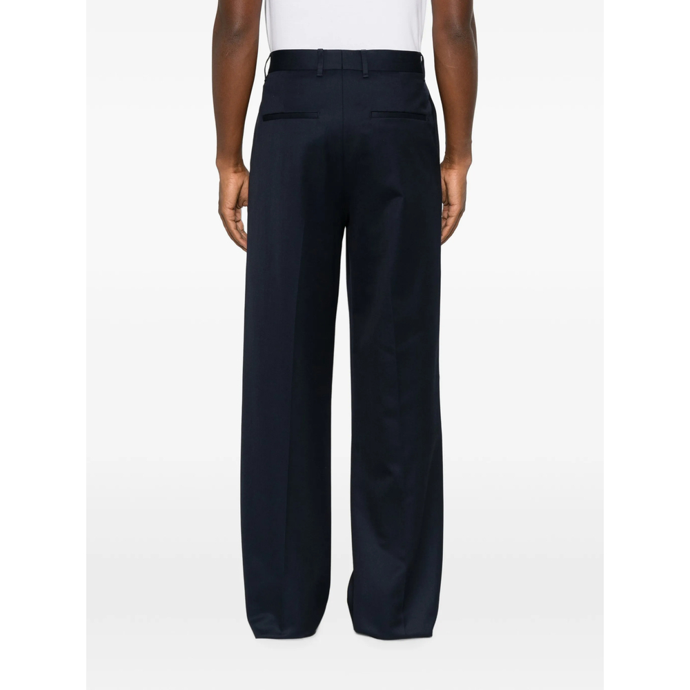 Pleated Wide-Leg Trousers