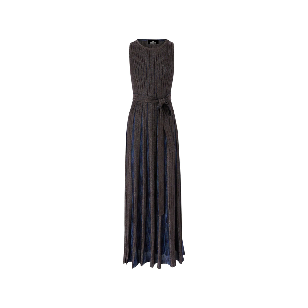 Missoni Long Lamé Dress With Belt