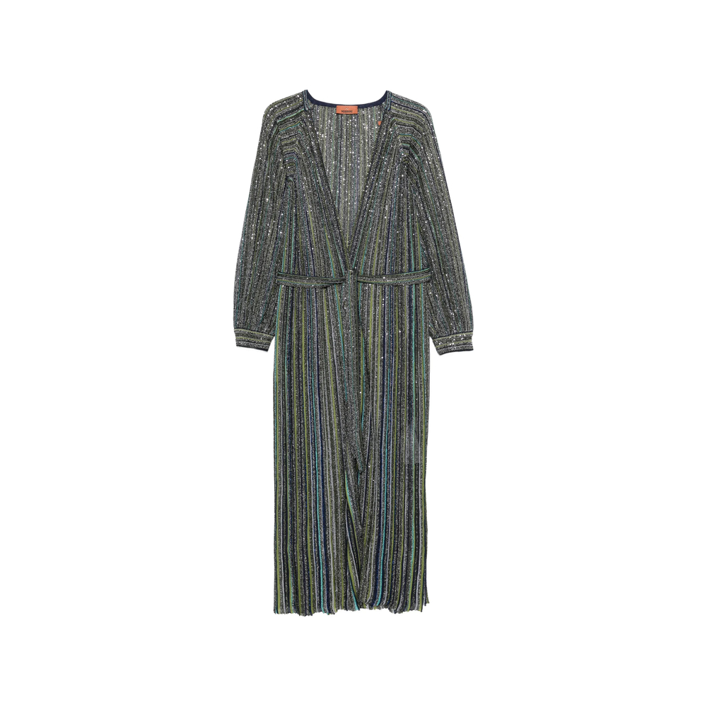 Missoni Sequin-embellished Striped Cardigan