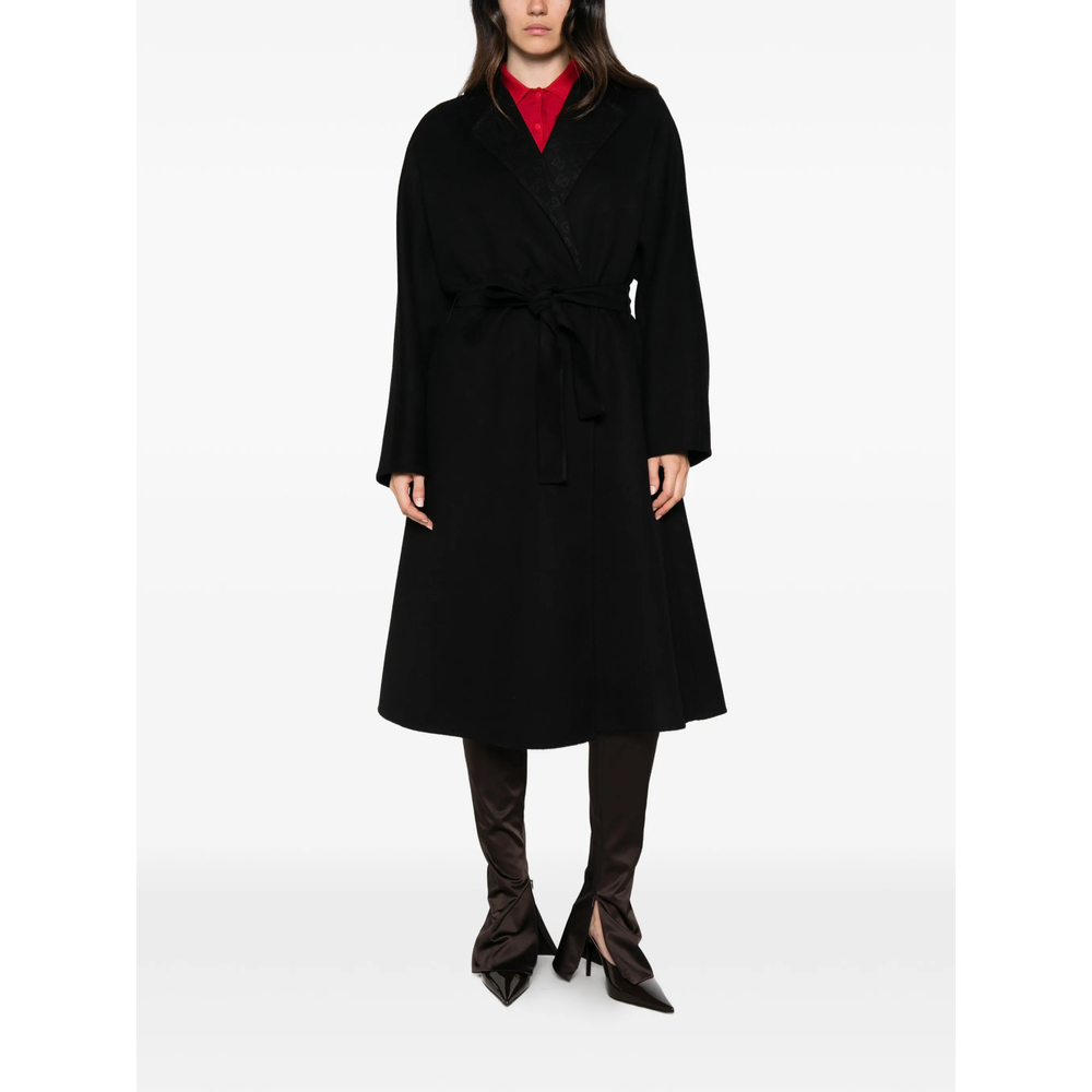 Belted GG-Jacquard Coat