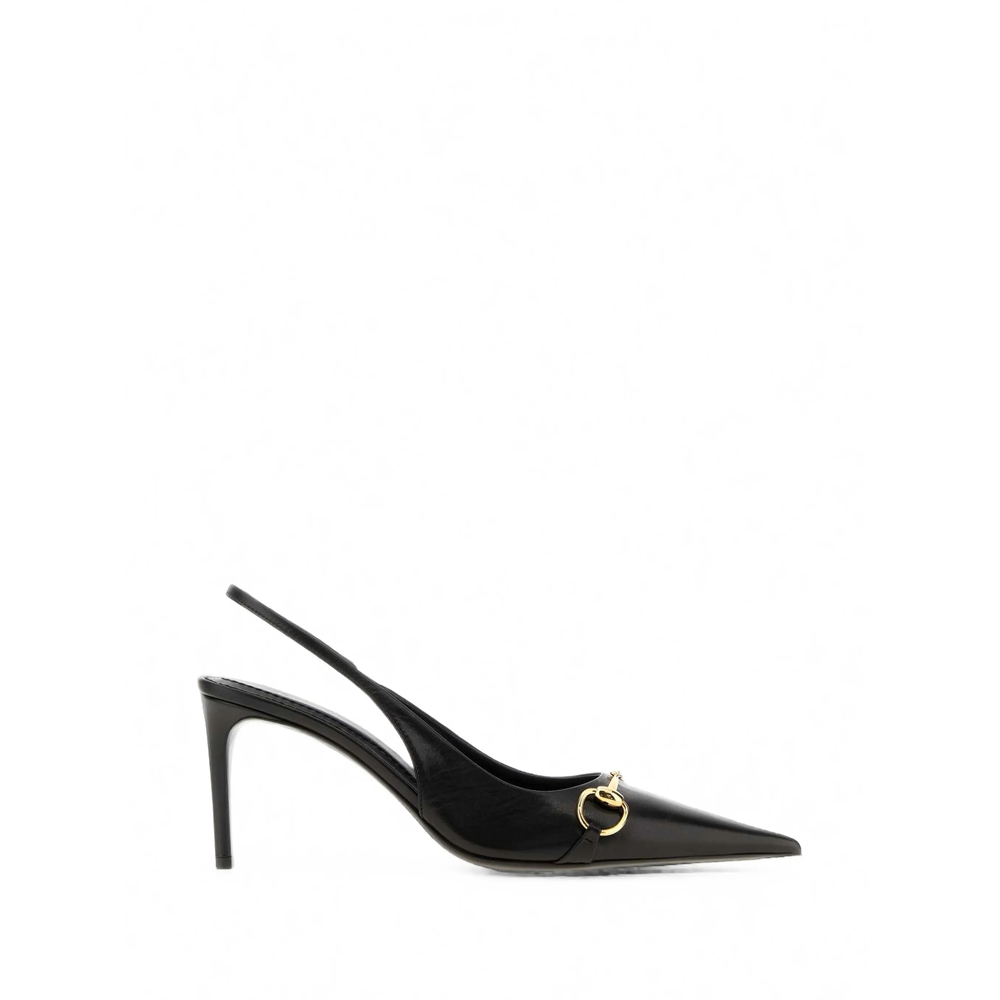 Gucci Donna Horsebit Slingback Pumps