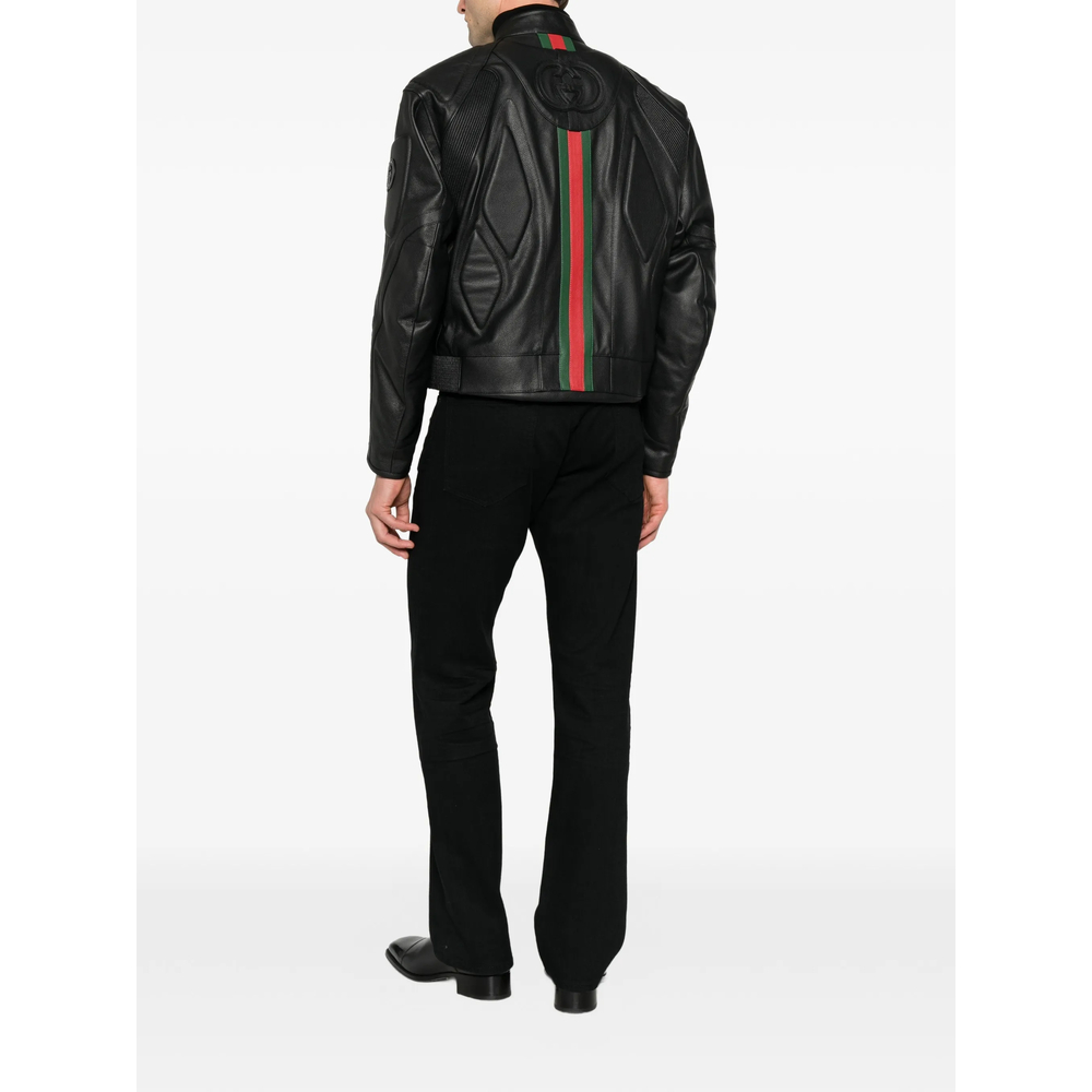 Web-Stripe Interlocking G Jacket