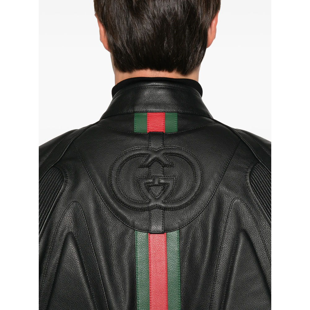 Web-Stripe Interlocking G Jacket