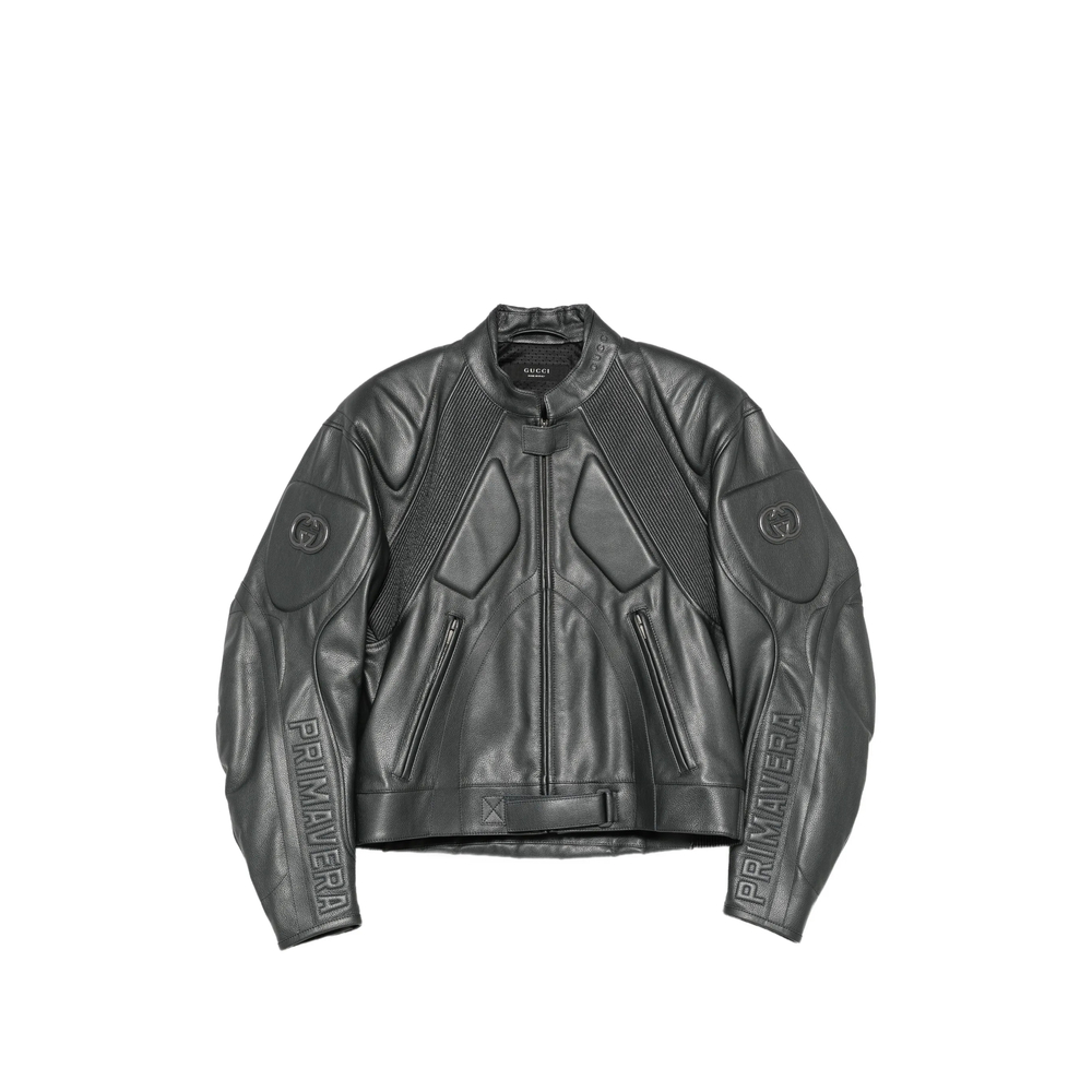 Gucci Interlocking G Leather Jacket