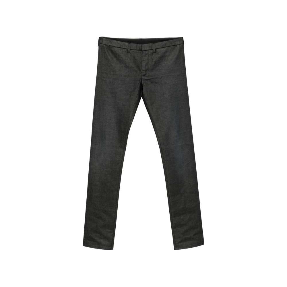 Logo-Patch Straight-Leg Jeand