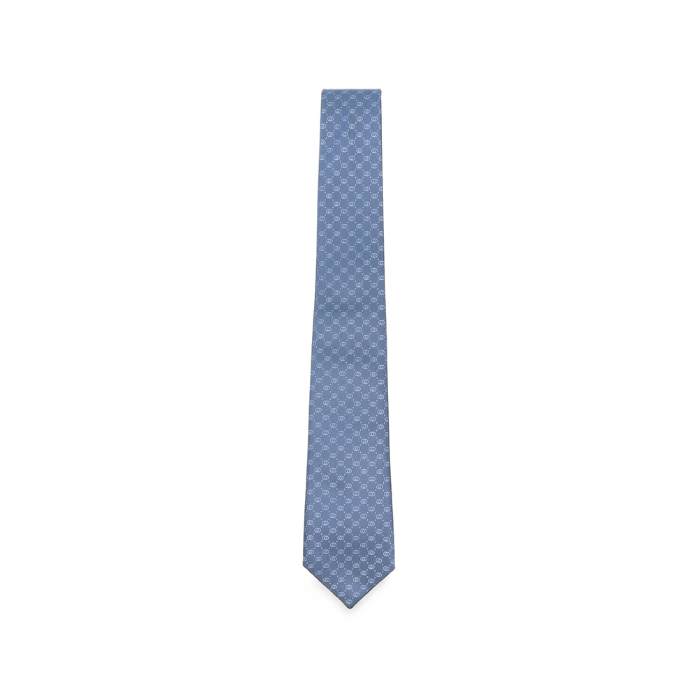 Gucci GG Jacquard Silk Tie