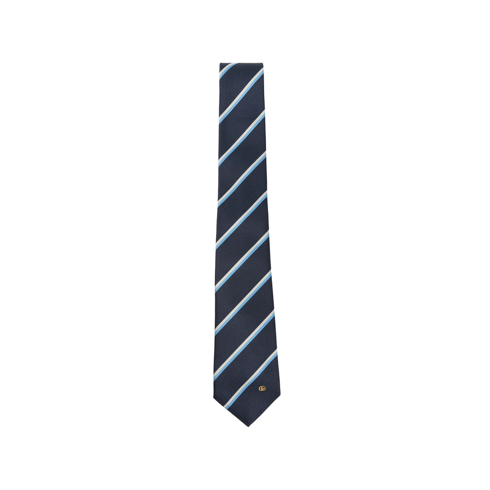 Gucci Double G Striped Tie