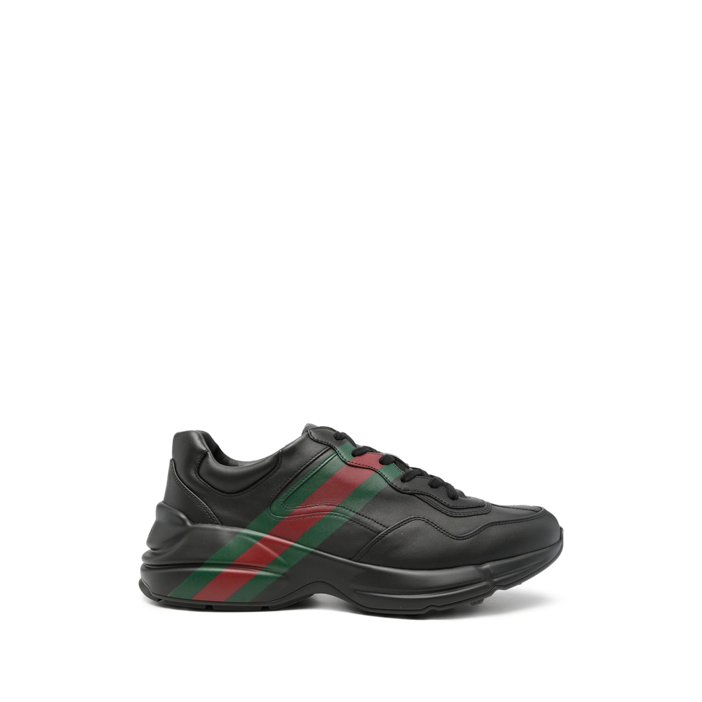 Gucci Rhyton Web-stripe Sneakers