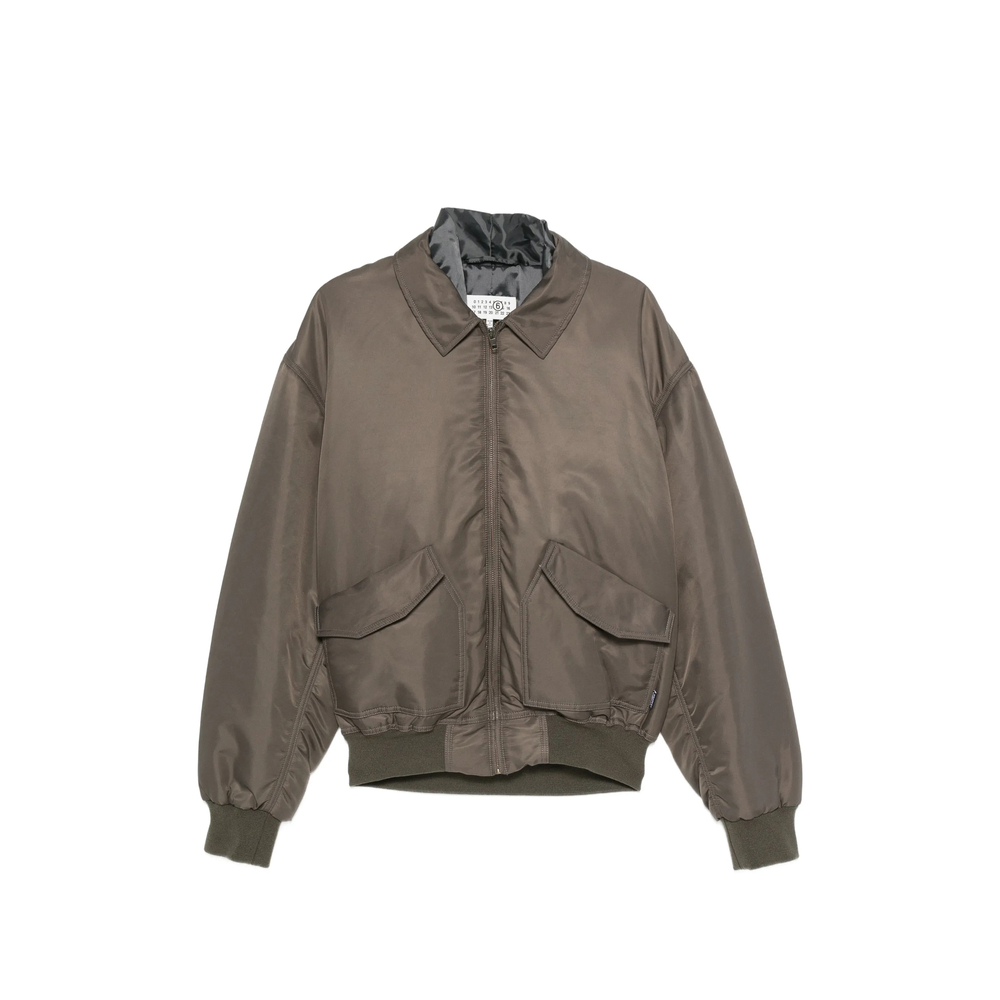 Mm6 Maison Margiela Padded Collar Jacket