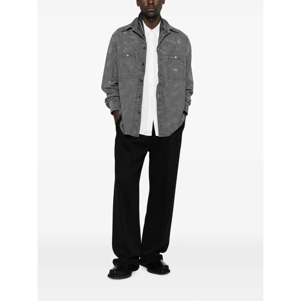 Mm6 Maison Margiela Distressed Denim Jacket
