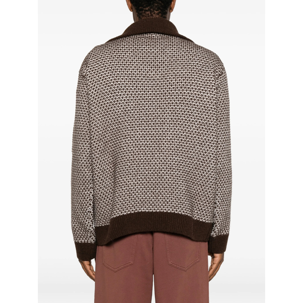 Mm6 Maison Margiela Half-Zip Knit Jumper