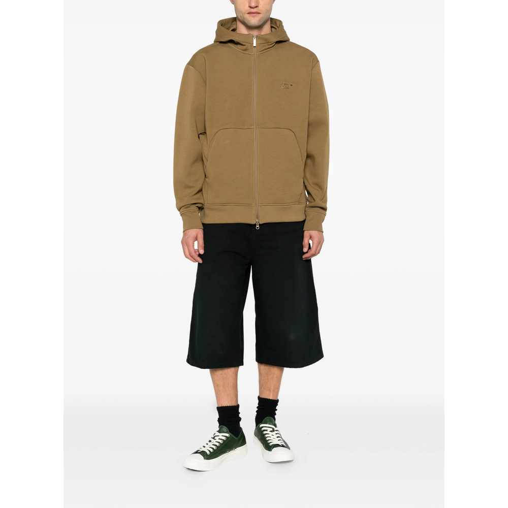 X Relaxed-Fit Zip-Up Hoodie With Logo