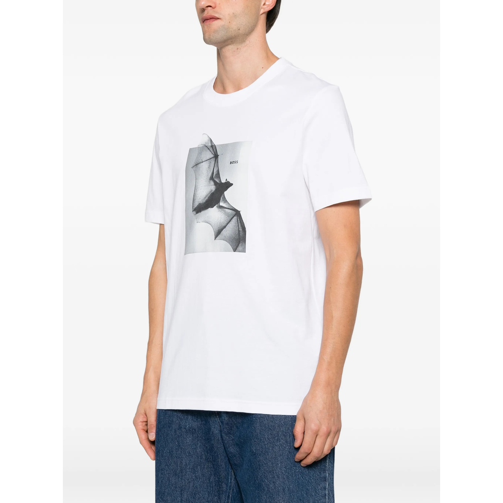 Bat-Print T-Shirt