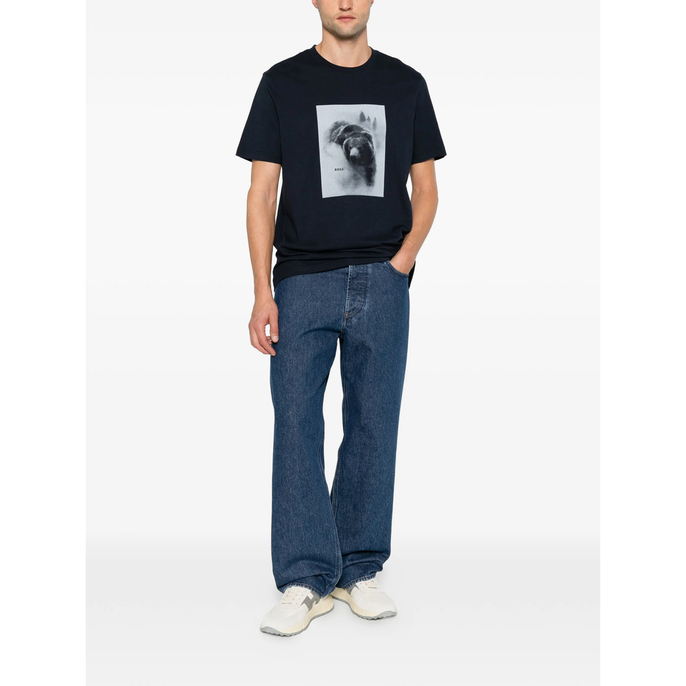 Bear-Print T-Shirt