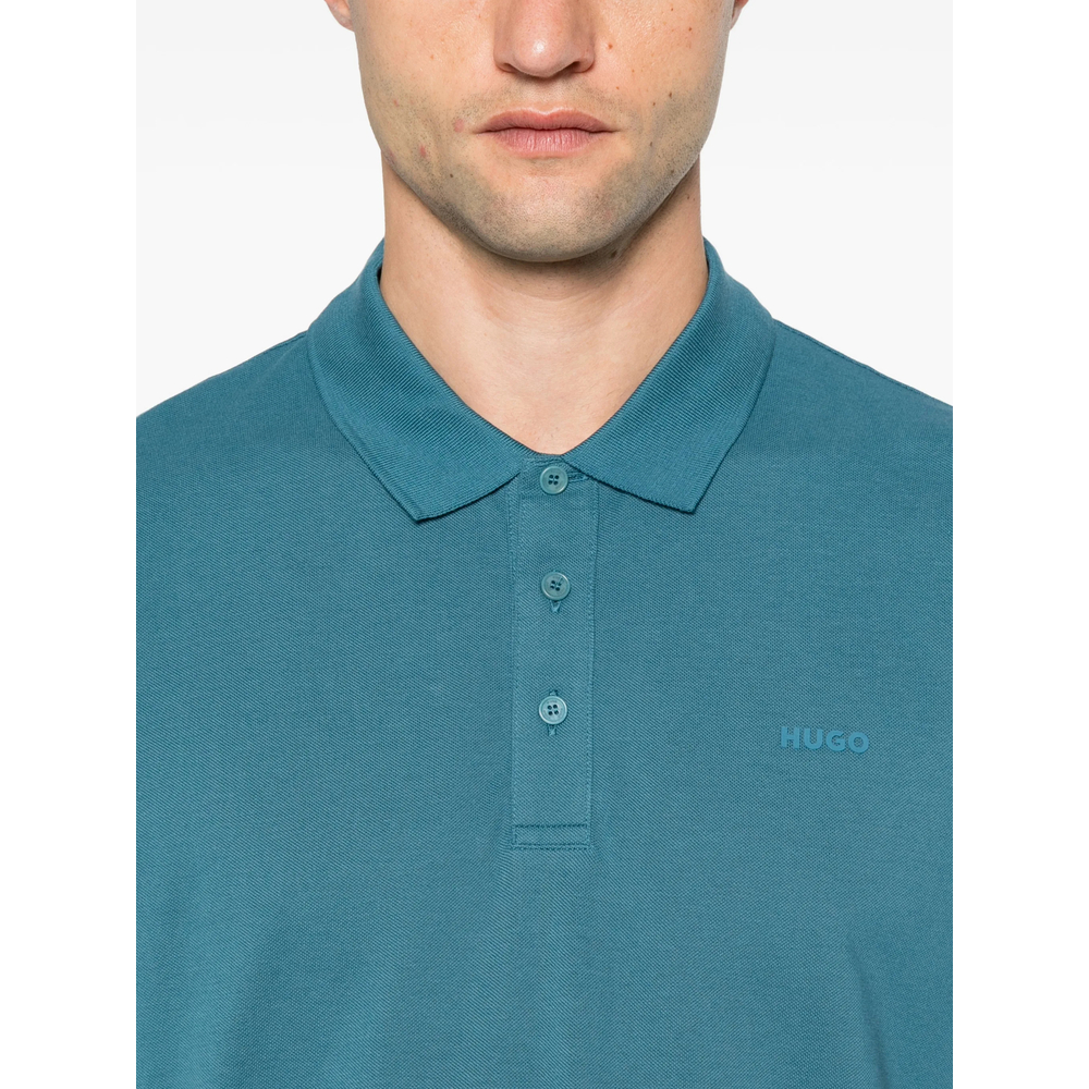 Hugo Donos222 Cotton-Piqué Polo Shirt