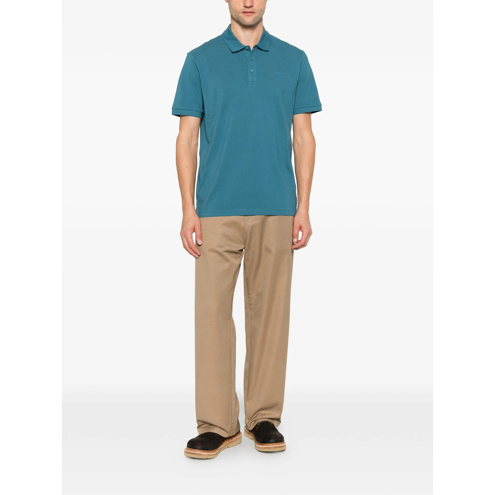 Hugo Donos222 Cotton-Piqué Polo Shirt