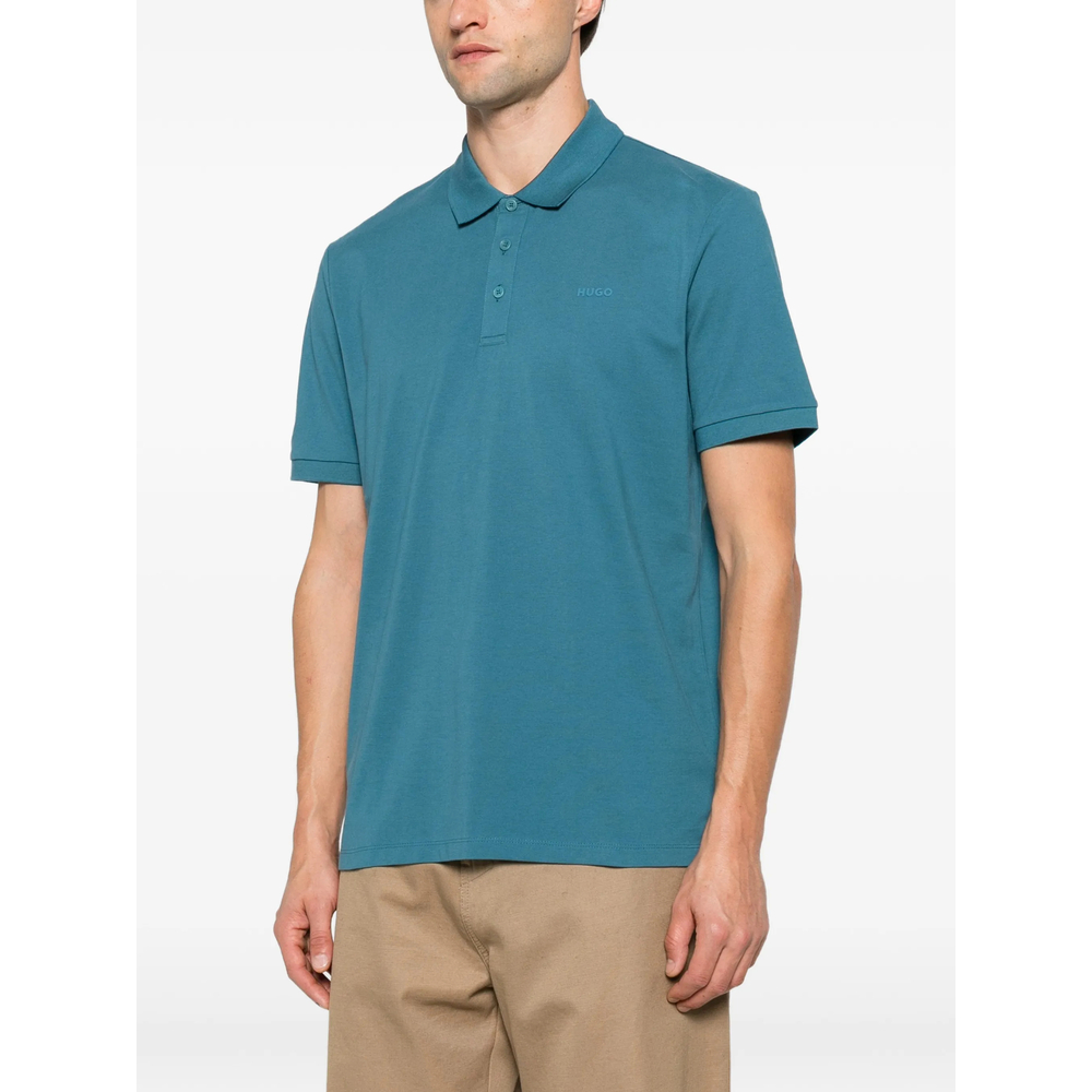 Hugo Donos222 Cotton-Piqué Polo Shirt