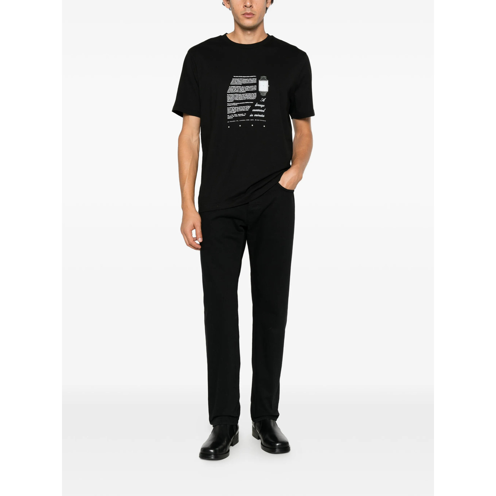 Hugo Devro Graphic-Print Crew-Neck T-Shirt