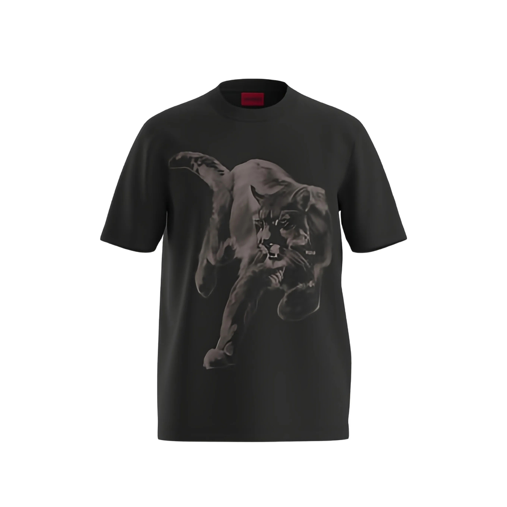 Hugo Cotton-jersey T-shirt With Graphic Print