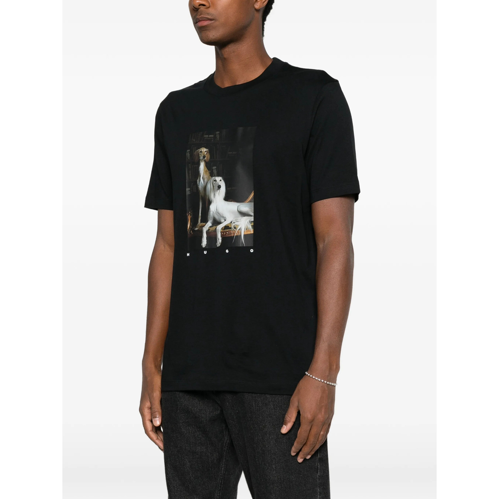 Hugo Daffilo Cotton-Jersey T-Shirt