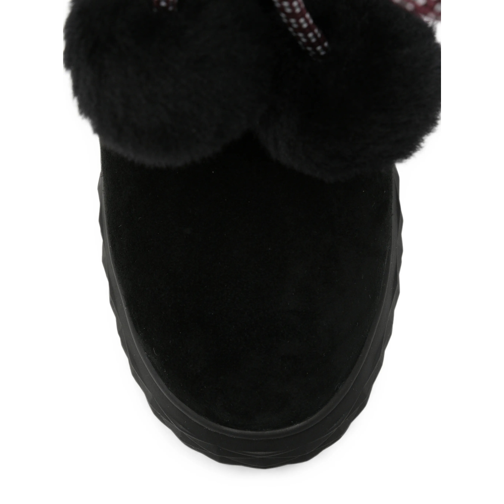 Cobi Shearling-Trim Pompom-Detail Boots