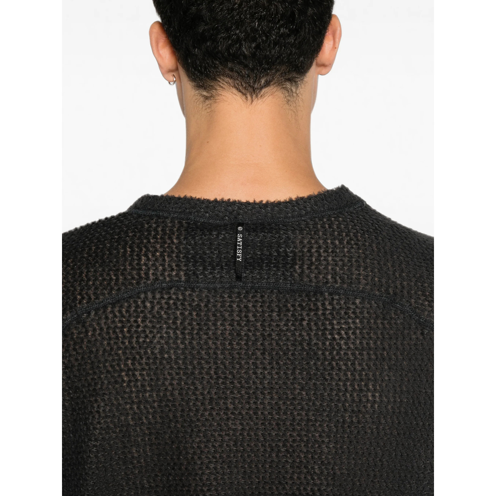 Waffle-Knit Raglan-Sleeve Sweater