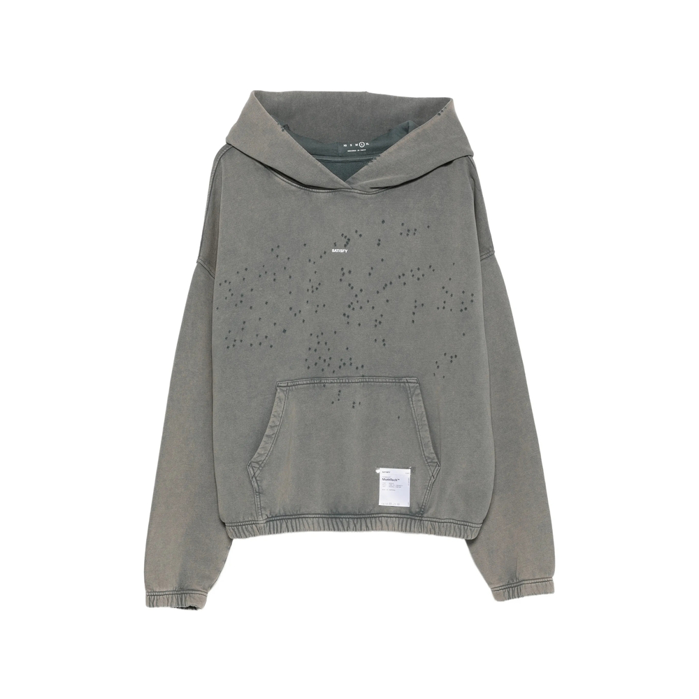 Satisfy Distressed Hoodie In Grey