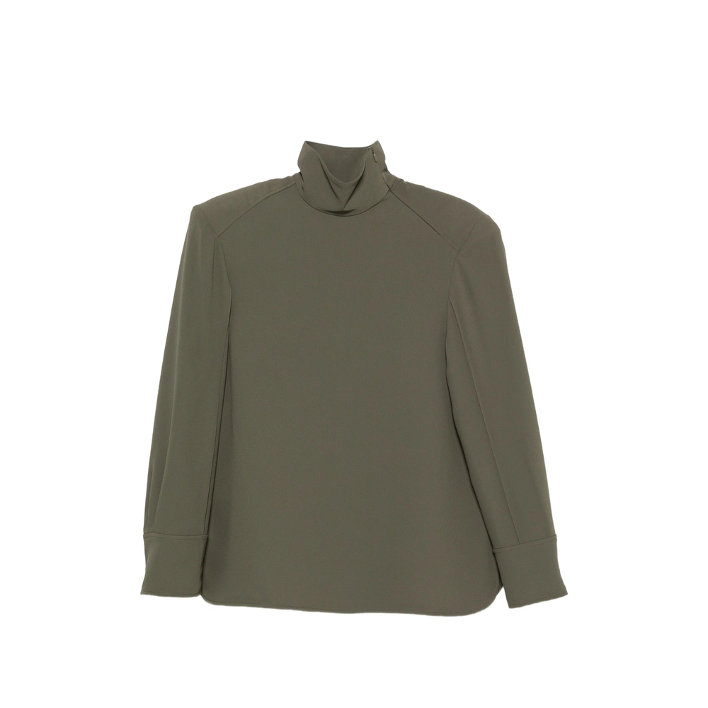 Orbison High-Neck Long-Sleeve Top
