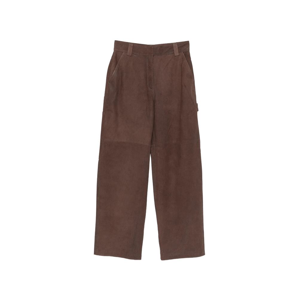 Iro Leather Panelled Trousers
