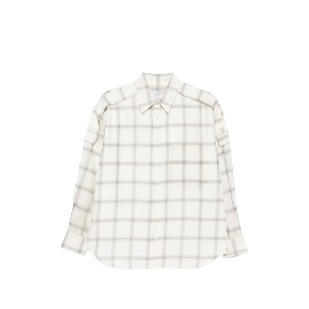 Iro Check-pattern Button-down Shirt