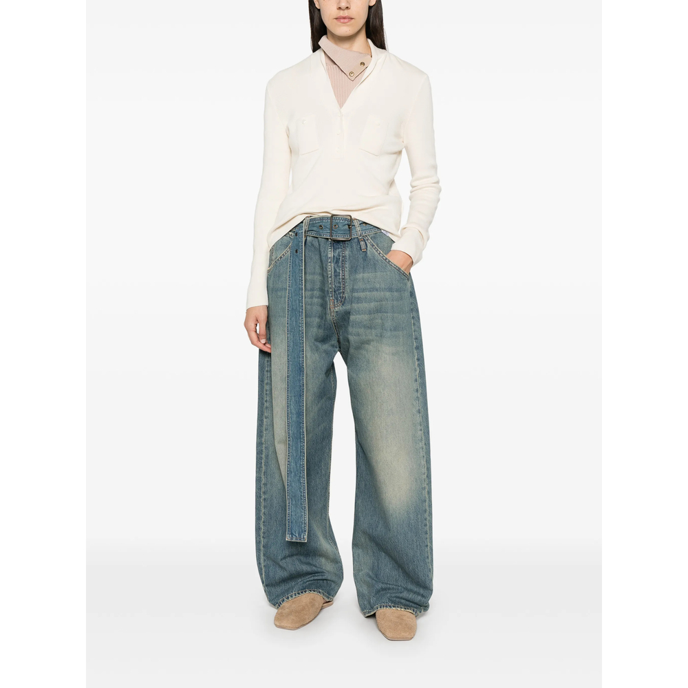 Belted Wide- Leg