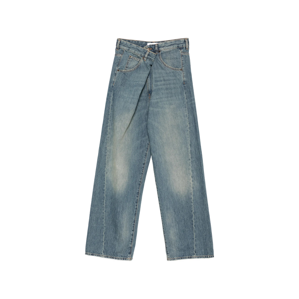 Darkpark Asymmetric-waist Jeans