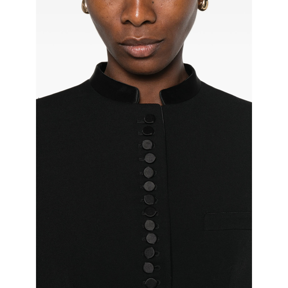 Button-Up Cropped Jacket