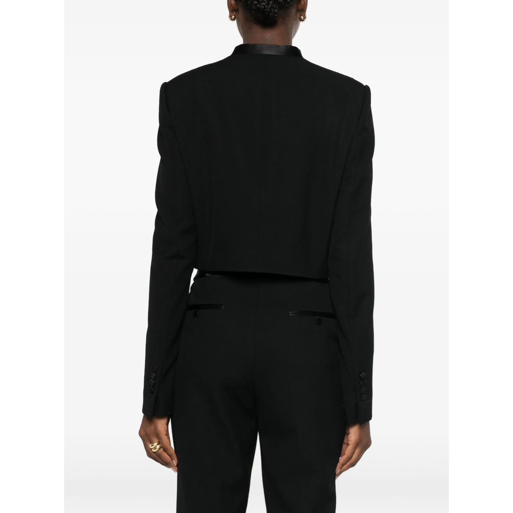 Button-Up Cropped Jacket