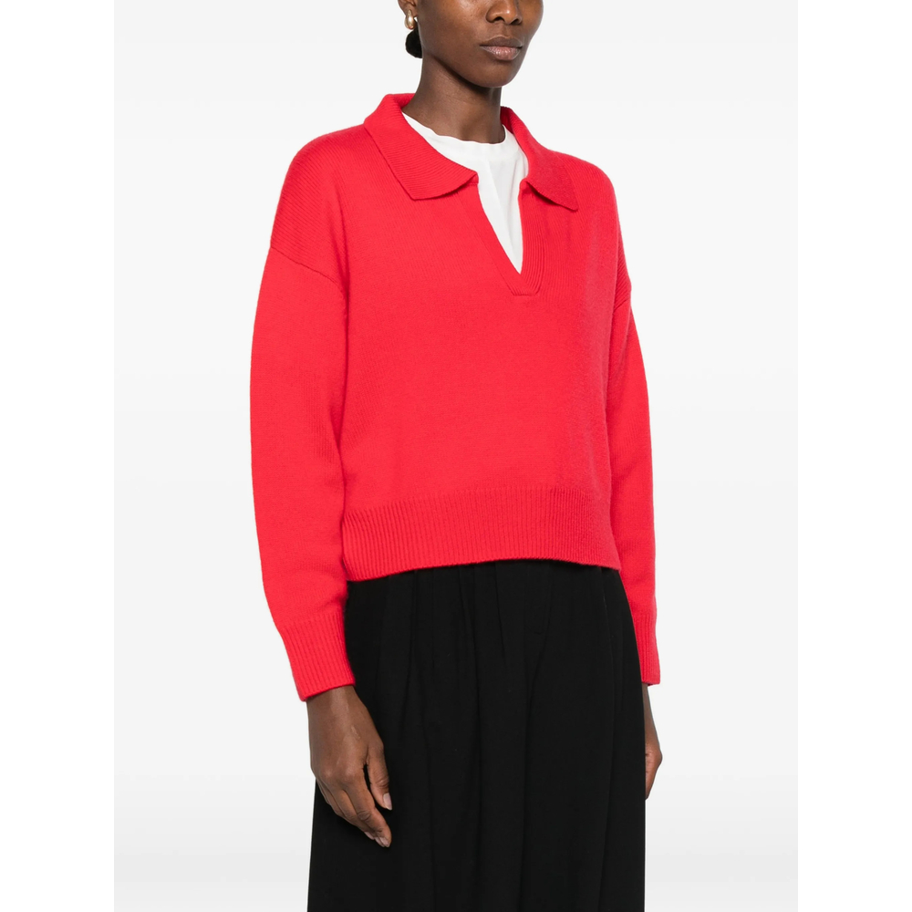 Polo-Collar Sweater