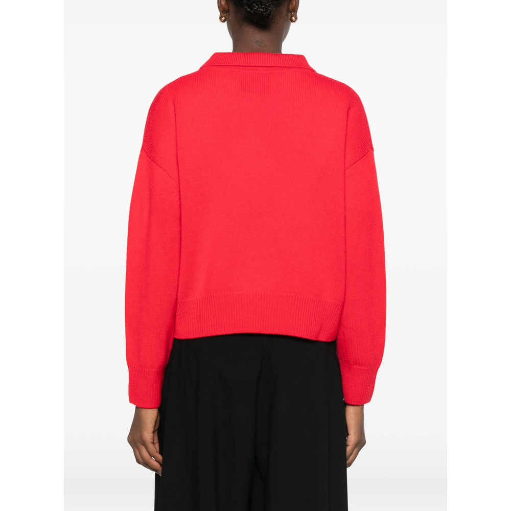 Polo-Collar Sweater