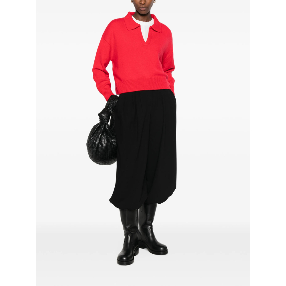 Polo-Collar Sweater