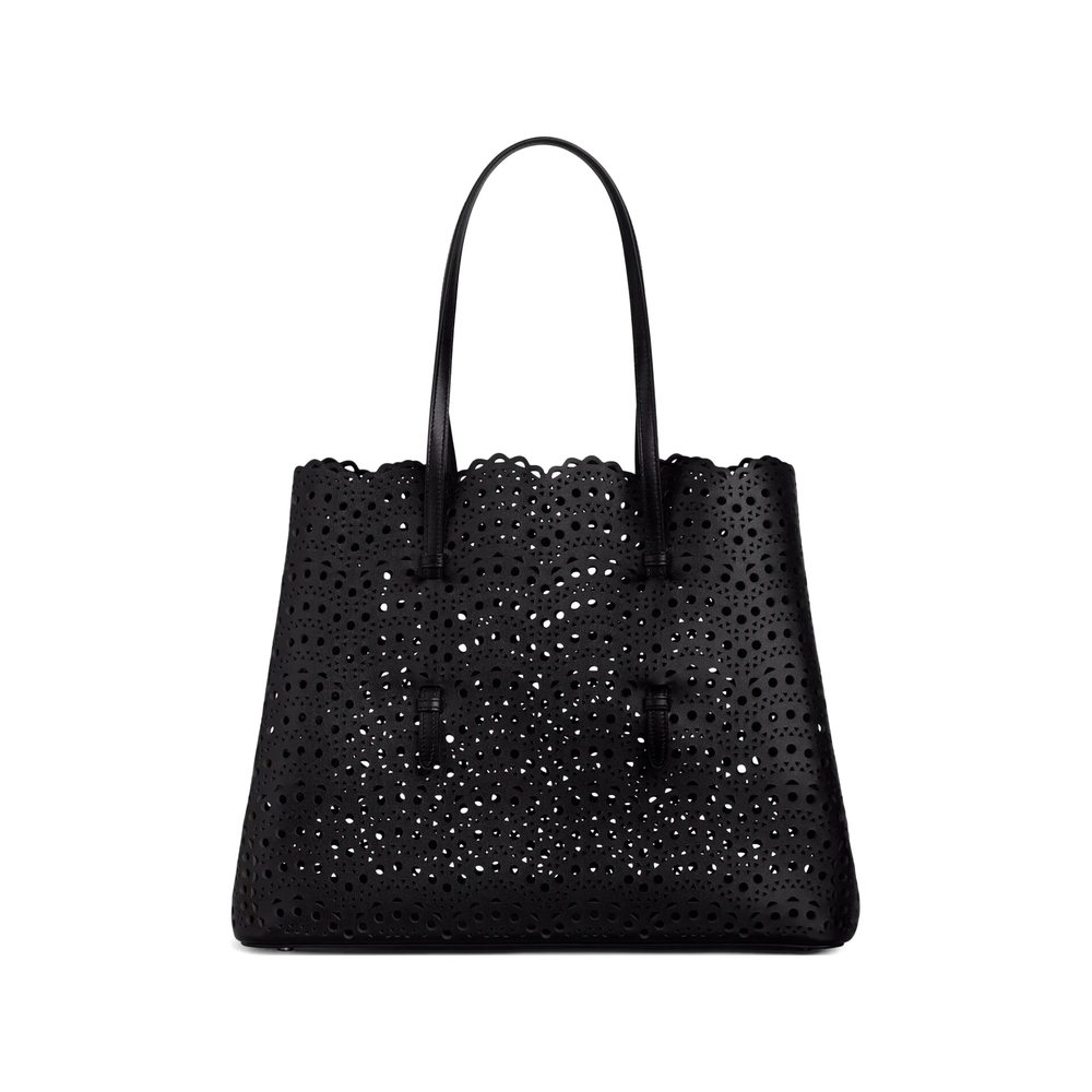 Alaïa 37 Mina Leather Tote Bag
