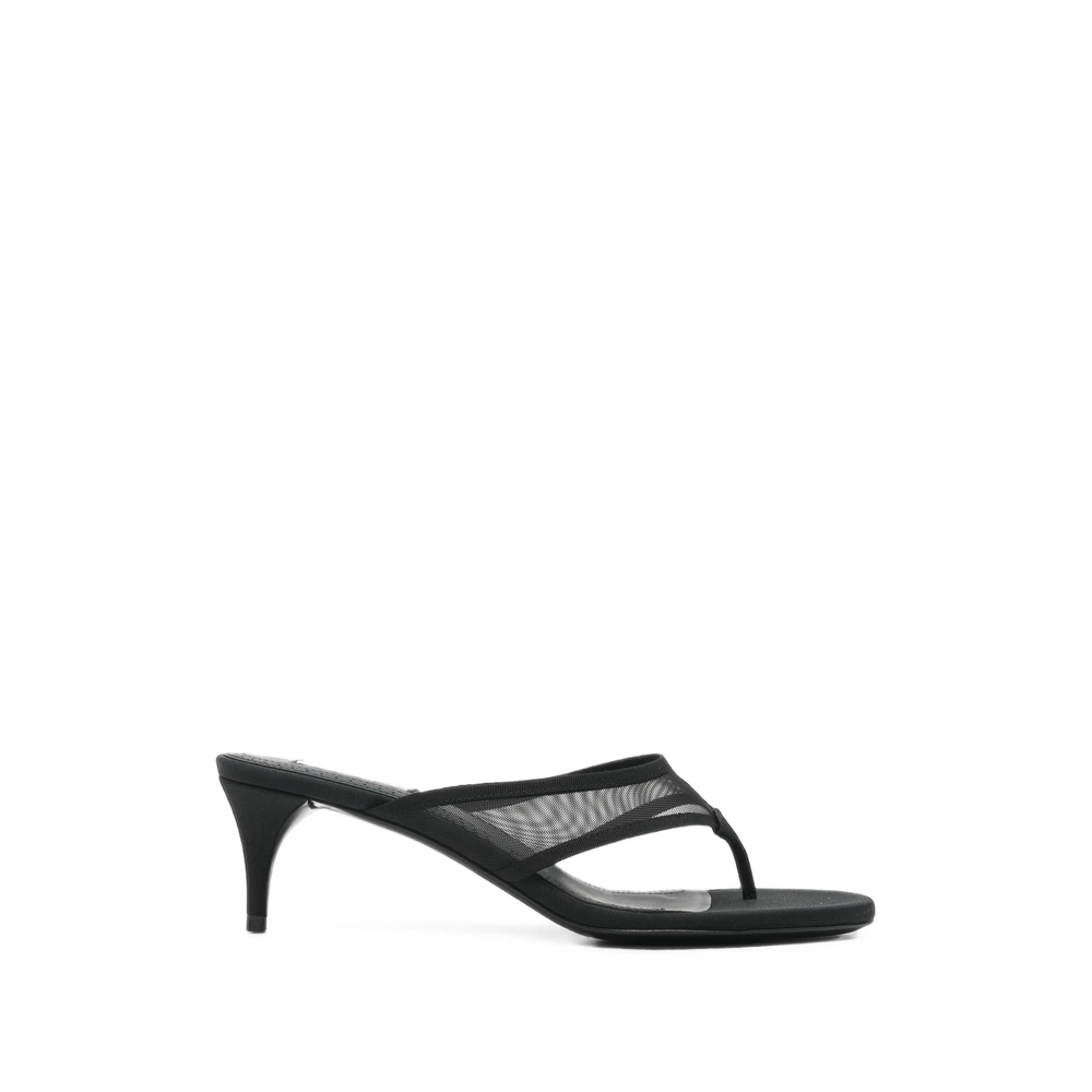 Alaïa Mesh-panelled Thong Sandals