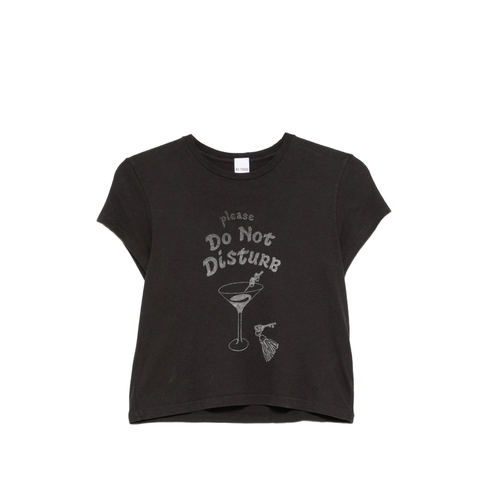 Re/Done 50'S Boxy Graphic-Print T-Shirt
