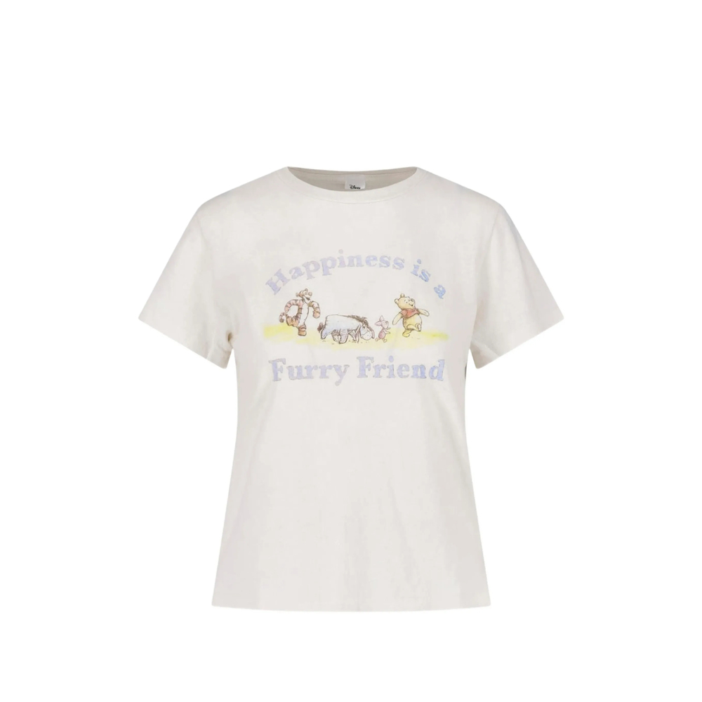 Re/done Tee Pooh Friend Graphic-print T-shirt