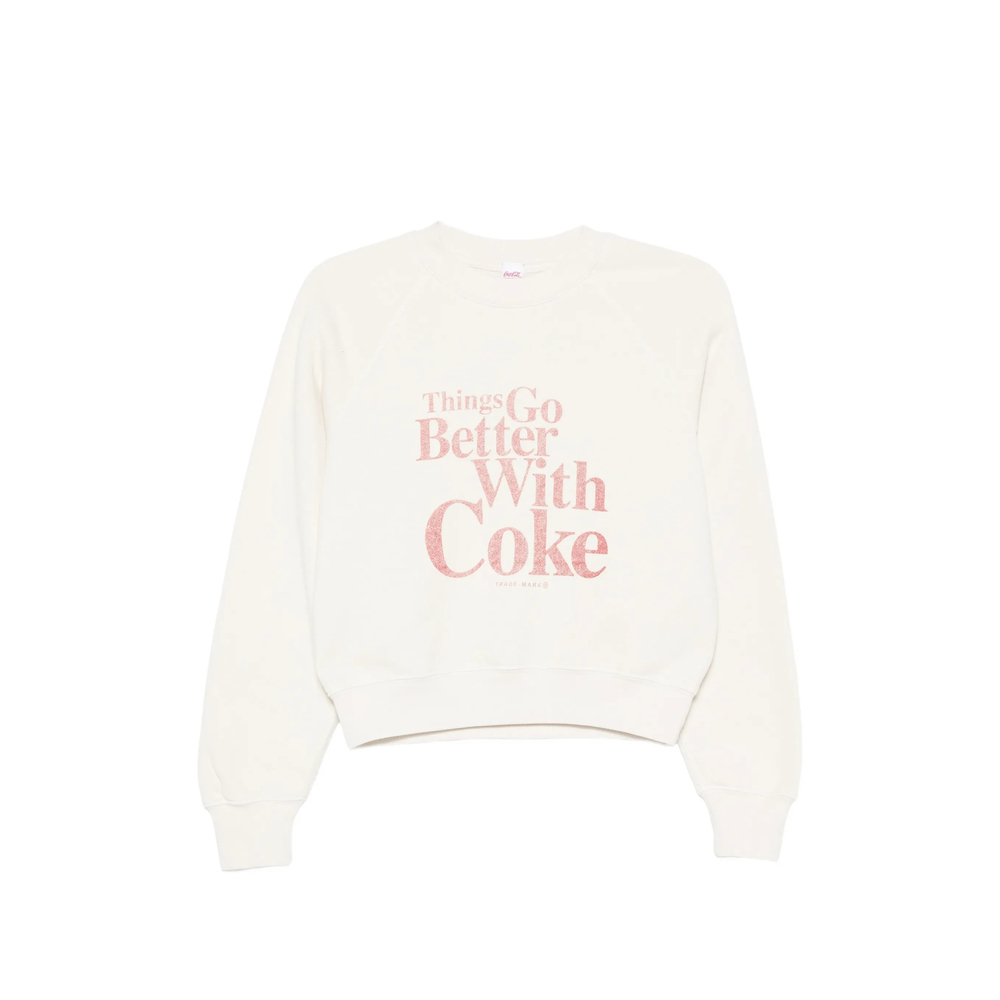 Re/Done Graphic-Print Raglan-Sleeve Sweatshirt