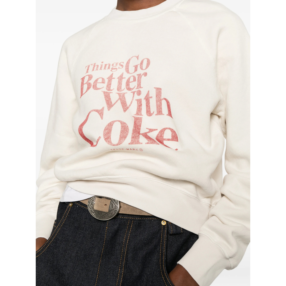 Re/Done Graphic-Print Raglan-Sleeve Sweatshirt