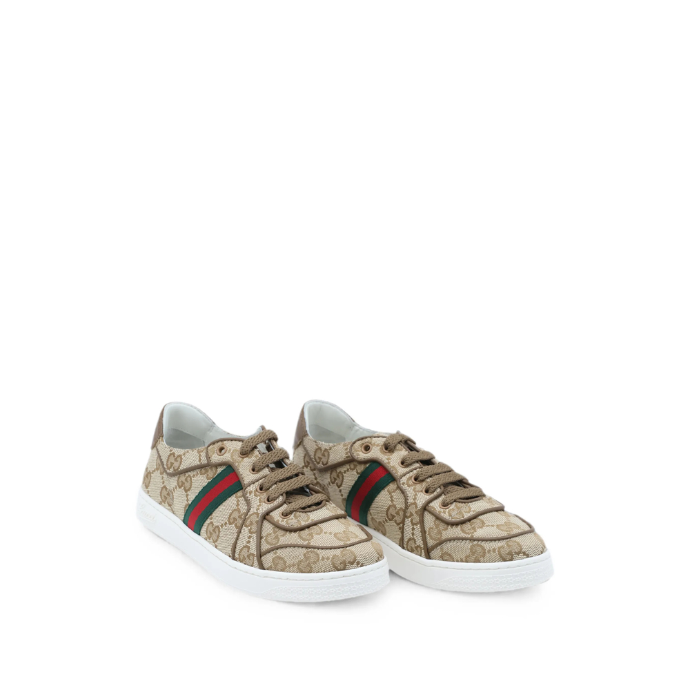 Gucci GG Supreme Web-stripe Sneakers