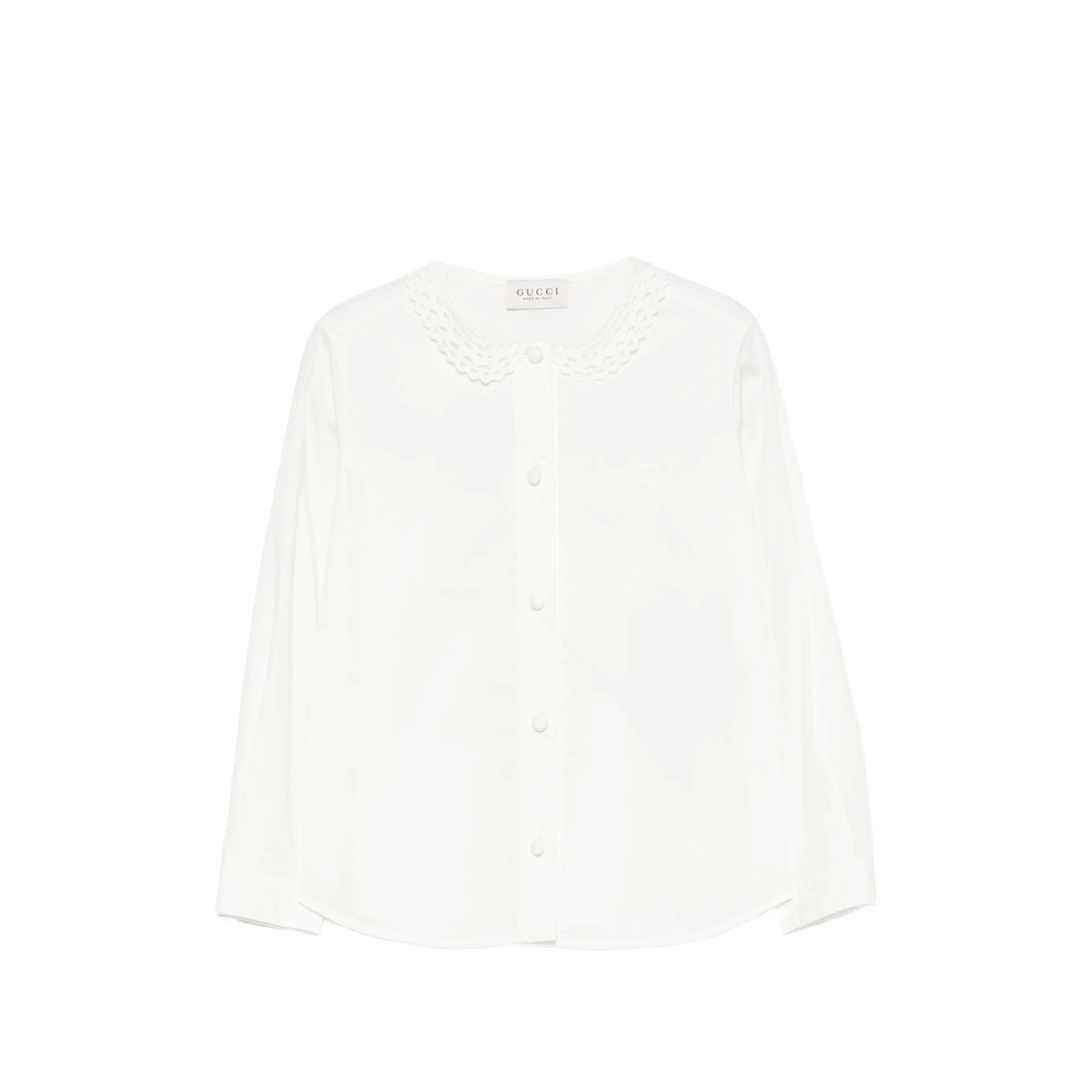 Gucci Lace-collar Shirt